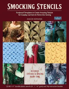 Smocking Stencils: Foolproof Templates to Create Amazing Texture for Cosplay, Garment & Home Dec Sewing (Fast2Mark)