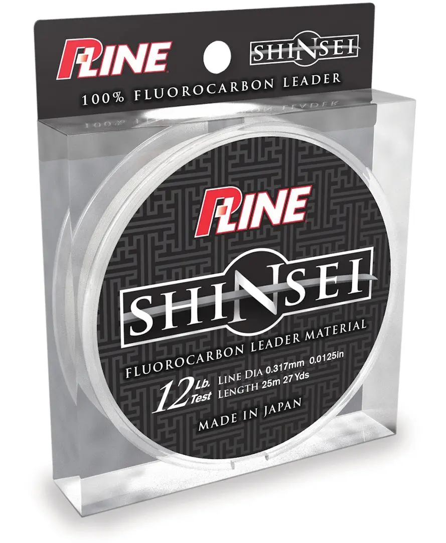 P-Line Shinsei Clear 100% Pure Fluorocarbon Leader 27 Yards P-Line Shinsei Clear 100% Pure Fluorocarbon Leader 27 Yards