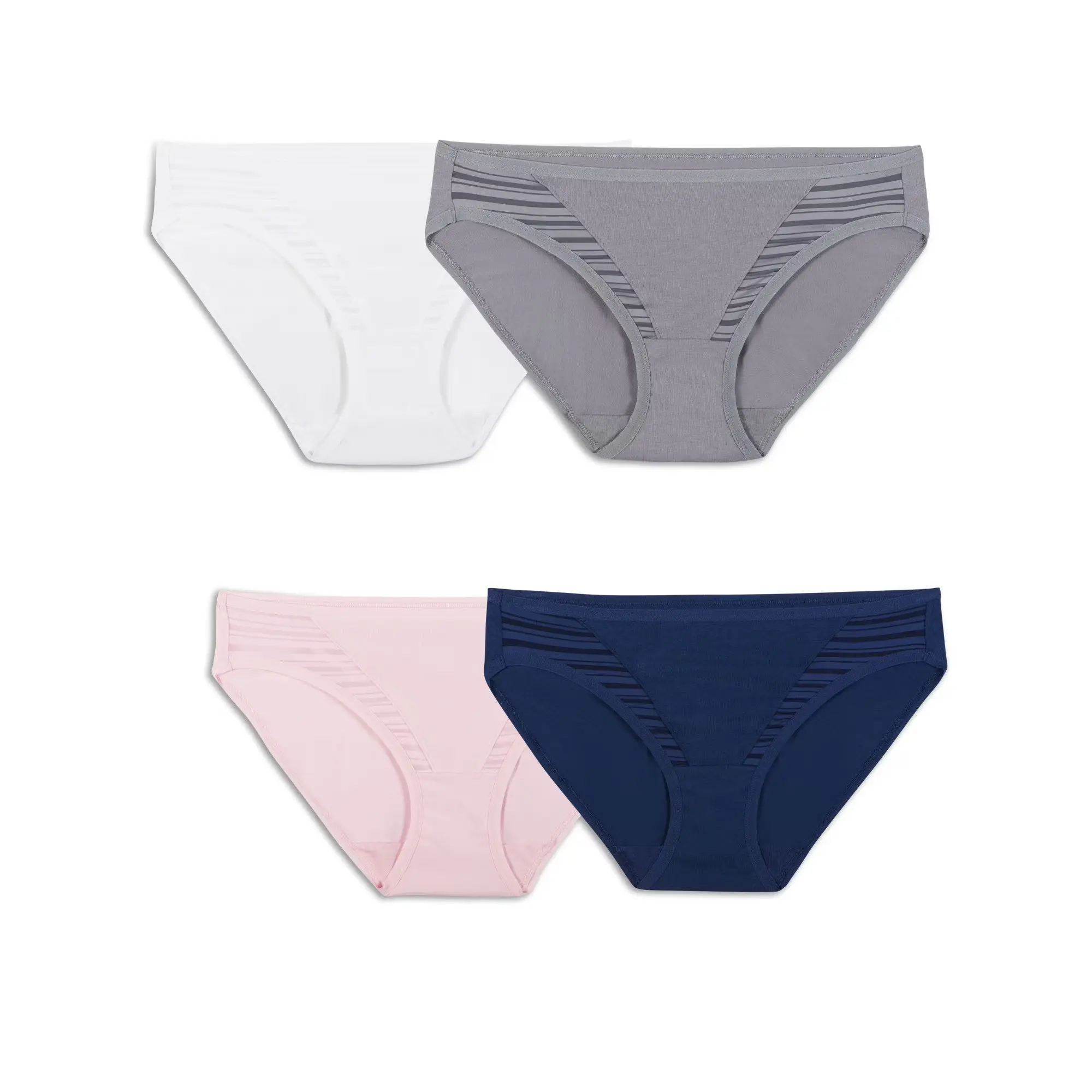 Fruit of the Loom Women's Coolblend Underwear Top, 4-Pack, Available in Sizes S-M, Fruit Of Loom