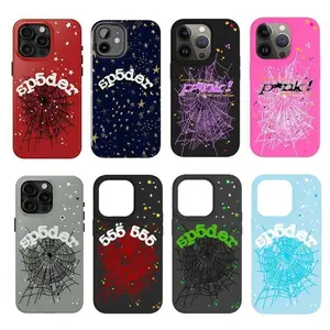 Sp5der Punk Style Phone Case, Sp5der Pink 555 Tough Phone Case, For iPhone 7 to iPhone 17