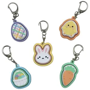 Easter Fidget Clicker Pack of 5: keychain accessory, Easter, Spring, Basker Stuffer, Filler, stress relief, cute must have