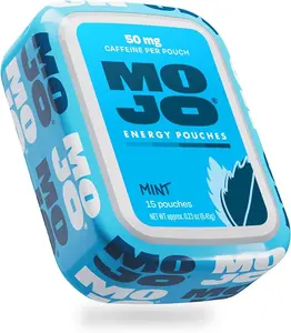 MOJO Energy 50mg Caffeine Pouches, , 15 Pouches, 1-Pack