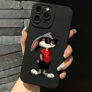 Cartoon Character Pattern Phone Case Casing, Decorative Phone Protector Cover, Phone Accessories Compatible with iPhone 11 12 13 14 15 16 Pro Max