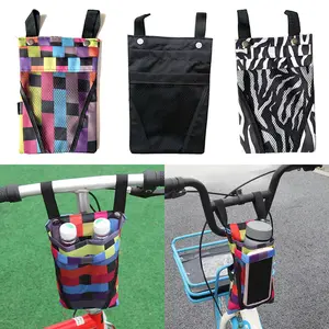 1PC Waterproof Cycling Front Storage Bicycle Bag, Mobile Phone Holder Bike Basket Carrier