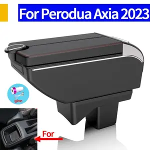 For Perodua Axia Armrest For Toyota Agya Car Armrest For Toyota Wigo Interior Armrest Storage Box 2023 2024 Car Accessories