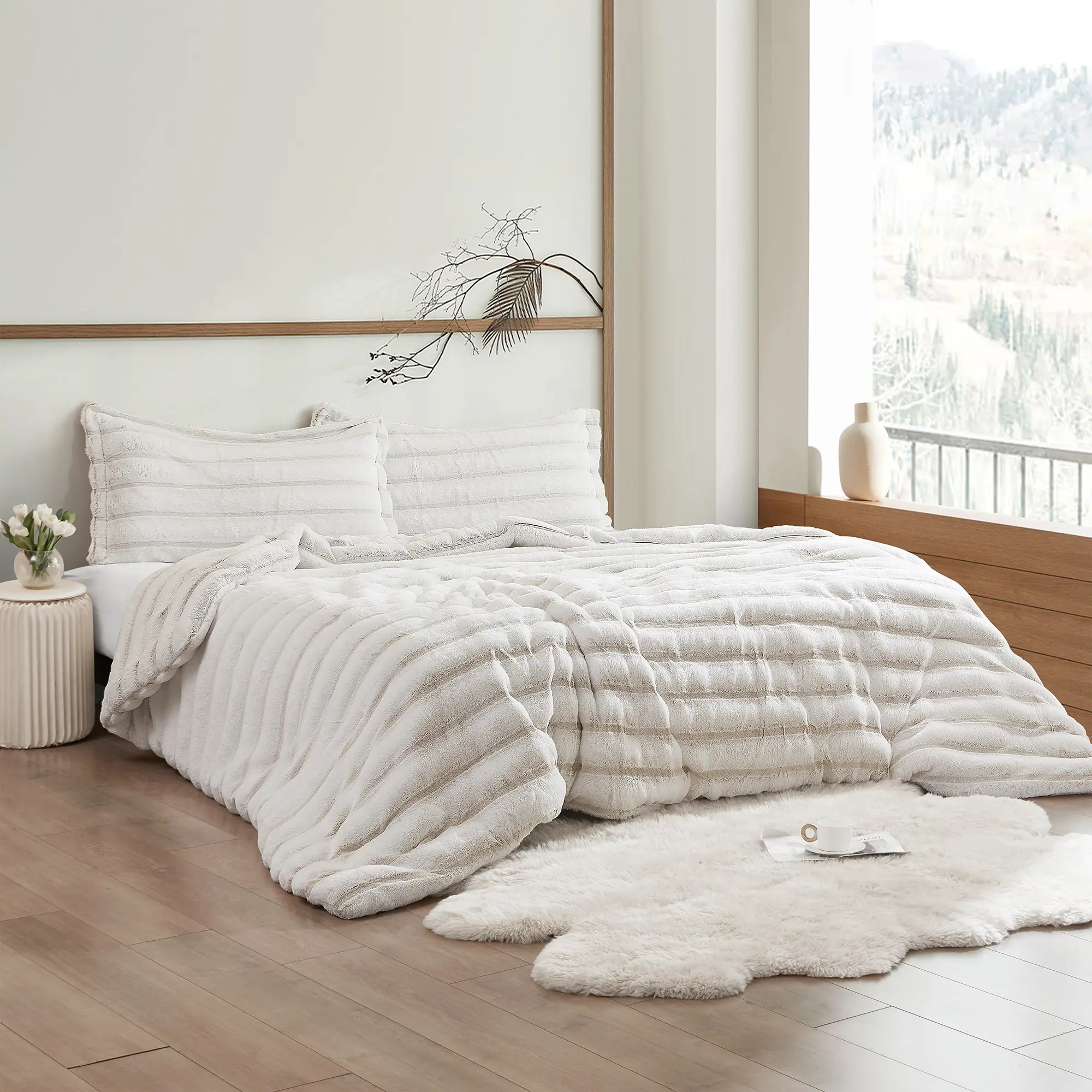 Jelly Rolls Chunky Bunny - Coma Inducer Oversized Comforter Set - Powder Caramel