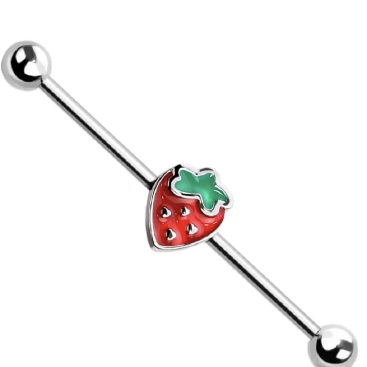 Strawberry Industrial Barbell