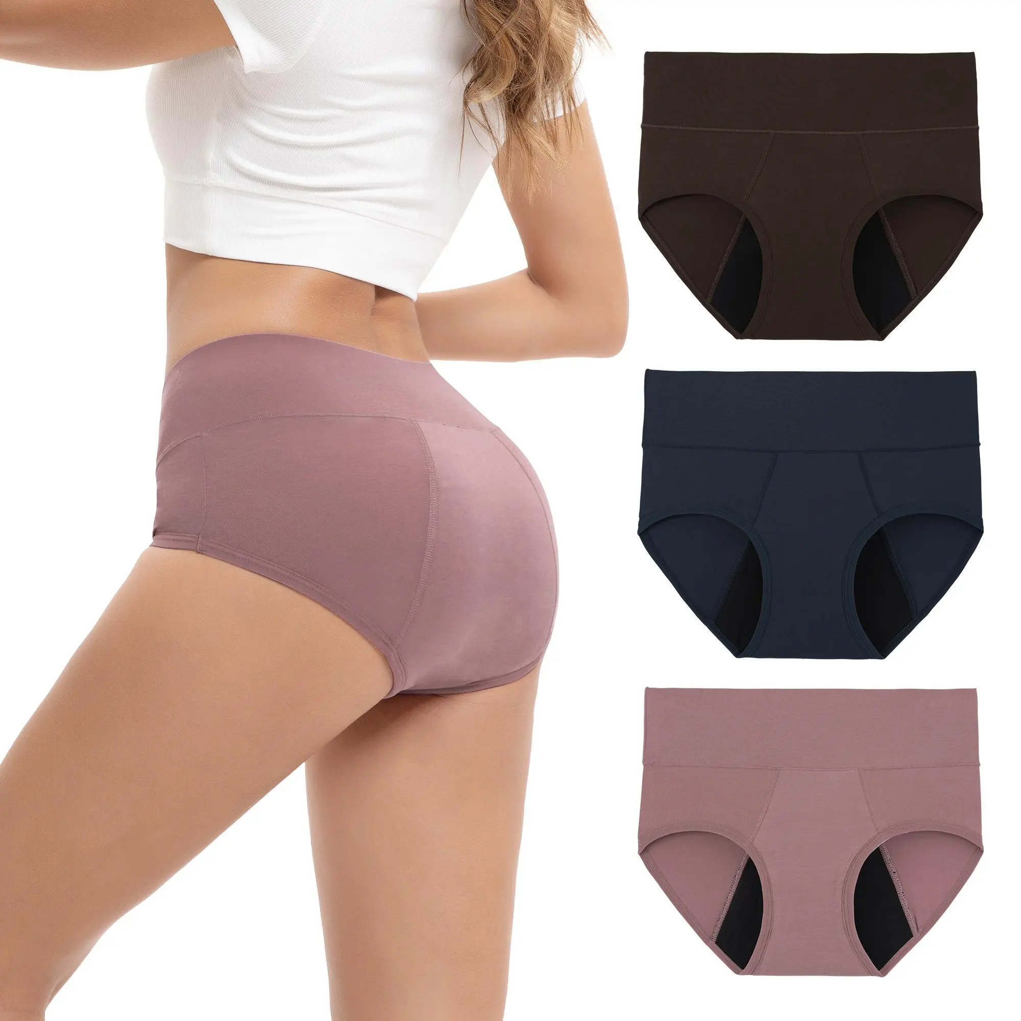 Women's Heavy-Flow Panties, Leak-Proof Underwear for Menstrual Days