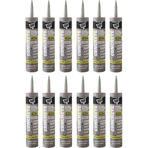 DAP 08676 Textured Concrete Elastomeric Filler and Sealant 12 Pack