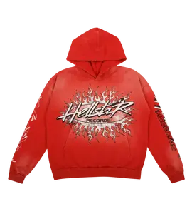 HELLSTAR RECORDS HOODIE RED
