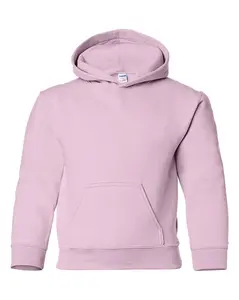 Gildan - Heavy Blend Light Pink Hooded Sweatshirt Athletic Cotton