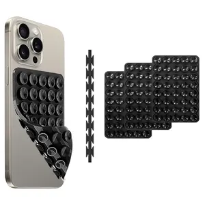 phone mount Cup Magic [3 Pack]  Double-Sided Sticky Octo Grip for Hands-Free Use,  Mount for Desk,hands-n Phone Mount Octo Suction Phone Mount Holder silicone suction phone mount Smartphone Compact phone holder car phone holder magnetic phone mount mirror