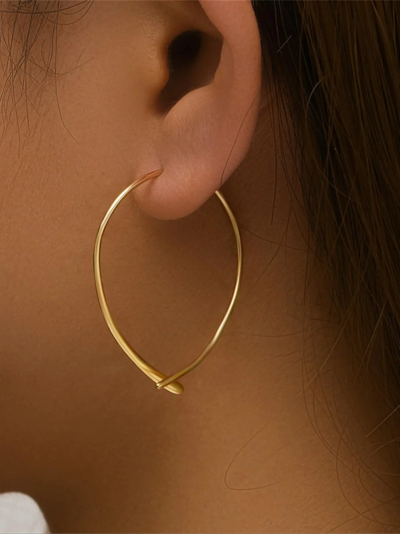 925 Sterling Silver Simple Thread Design Earrings, Elegant Jewelry for Women for Party, Daily Clothing Decor for Girl, Trendy All-match Jewelry for Bi