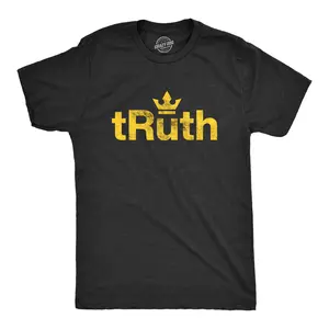 Mens tRuth T Shirt RBG Ruth Bader Ginsburg Supreme Court Graphic Novelty Tee Mens Funny T Shirts Cool Vintage Fashion T-Shirt Gift Classic Menswear Funny Political Short Sleeve Novelty Tees for Guys Black