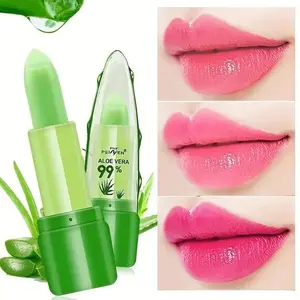 2-Pack Color-Changing Lipstick, Long-Lasting Moisturizing Lip Balm, Temperature-Sensitive Glossy Lip Gloss for Nourished Lips, Hydrating