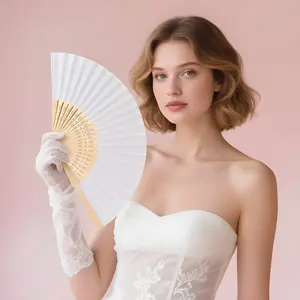 Personalized Carved Folding Hand Fan, Elegant Bohemian Paper Fan, Wedding Decor, Bridal Shower, Birthday, Baptism, First Communion