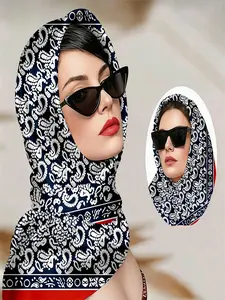 2Pcs Scarf for Hair, Head, Neck and Handbag- Scarves for Women, Versatile Shawl, Perfect as a Bandana for Outdoor Motorcycle Riding, Wall and Table Background Decor, Street Style Accent