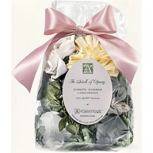 Long Lasting Spring Scented Potpourri - Decorative Home Fragrance Sachet with Dried Flowers, Botanicals Air Freshener - Reusable Room Deodorizer, Bowl Filler Decor - Natural Aroma, Gift Idea