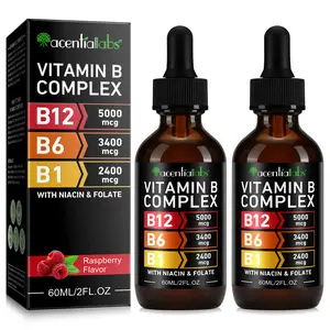 [Buy 1 take 2] Vitamin B12 Sublingual Vitamin B Complex,Raspberry for Men and Women,B12 Vitamin 5000mcg - B12 Methylcobalamin for Energy, Brain, and Heart Support with 27,200 mcg, Made in USA Supplement,4 fl oz