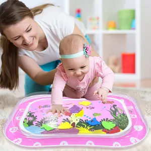 2pcs Crawling Mat, Inflatable Water Play Pad for Kids, Sensory Development Toy, Indoor Climbing Gear, Playground Equipment, Play Mats
