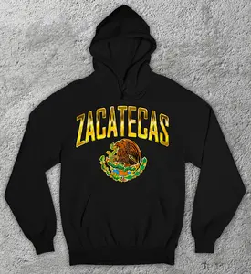 Gold State ZACATECAS Mexico Unisex Pullover Hoodie / T-Shirt. Limited Edition!