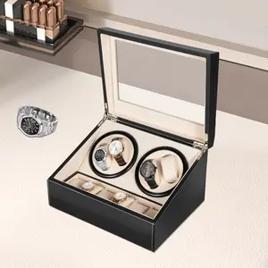 Automatic Watch Winder With Storage Display For Home And Watch Collection home essentials