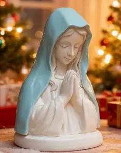 Virgin Mary Desktop Prayer Resin Sculpture