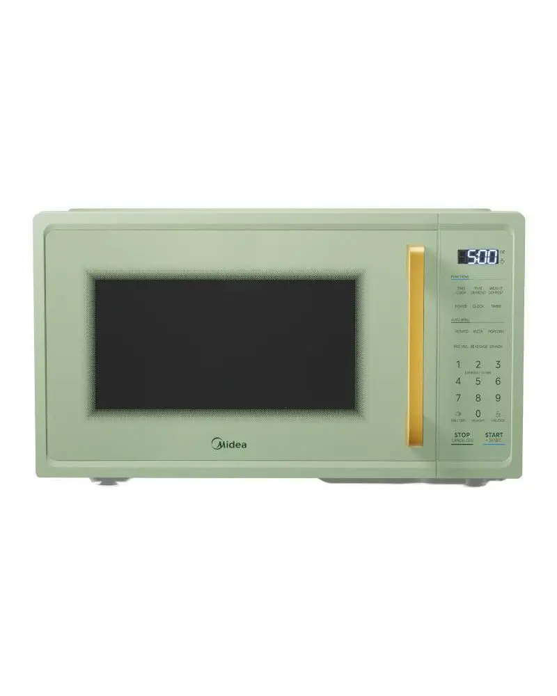 Midea 0.9 cu ft 900W Microwave Oven with Child Lock Door Sage Green