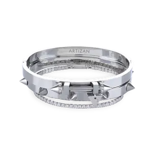 SILVER ARROW BRACELET STACK