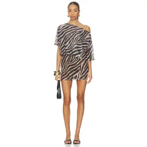 superdown Olya Mini Dress in Zebra