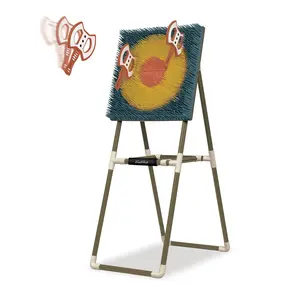 2 in 1 Outdoor Game Set - Axe Throw Target Game and Lawn Darts