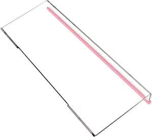 Comfortable Computer Keyboard Stand -  Keyboard Riser  Tilted Keyboard Holder for Easy Typing&Working at  Office - Fits  Keyboard Sizes - 17'' Wide ( Clear)