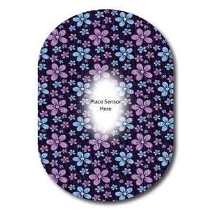Painted Purple Underlay Patch for Sensitive Skin - Dexcom