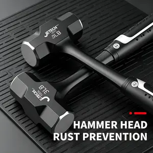One-piece solid iron hammer, heavy-duty tool for wall demolition, suitable for construction sites, home renovation and commercial projects