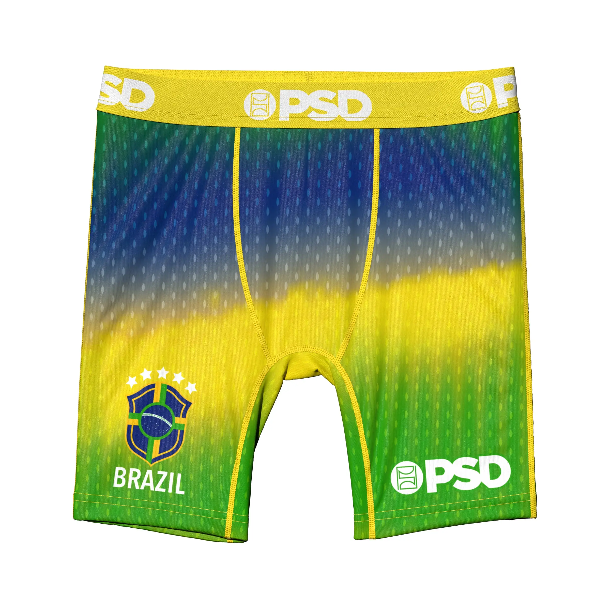 PSD Youth Boys Team Brazil Boxer Brief - Soft, Breathable and Comfortable Stretch Underwear PSD Youth Boys Team Brazil Boxer Brief - Soft, Breathable and Comfortable Stretch Underwear