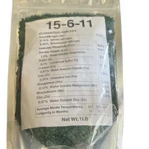 Fertilizer 15-6-11 formula 1lb bag