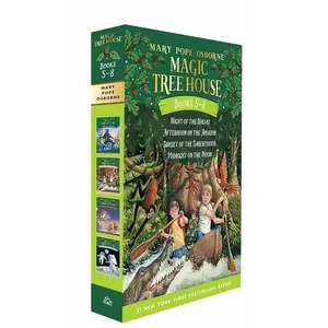 Magic Tree House Books 5-8 Boxed Set   Paperback – Box set, May 28, 2002