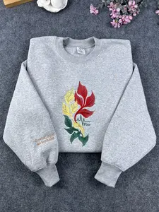 Embroidered Survival Is Just The Beginning Sweatshirt, Umbrella Corp Resident Evil Crewneck, Gaming Herbs Horror Gift, Biohazard Fan Apparel