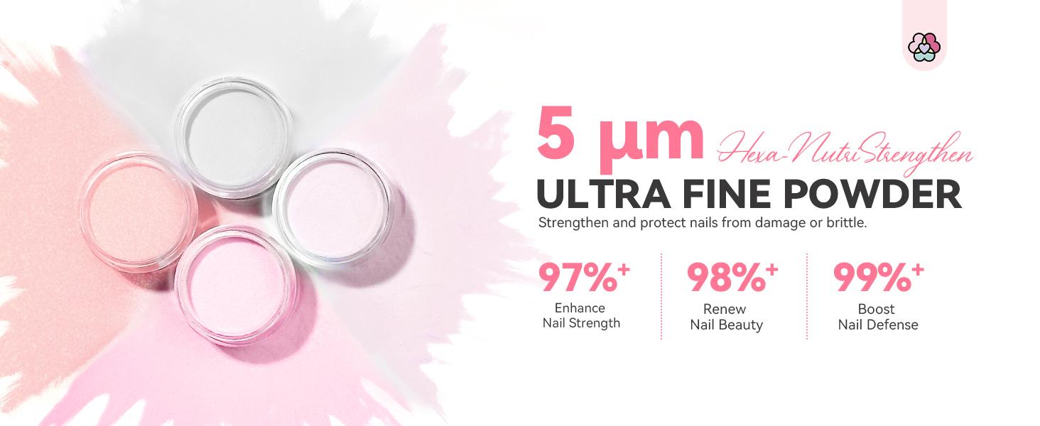 SAVILAND Dip Powder Nail Kit with Drill: 6 Color French Nail Art Perfect Beginners Set Features Pink Nude Glitter Clear Powder DIY Home Manicures