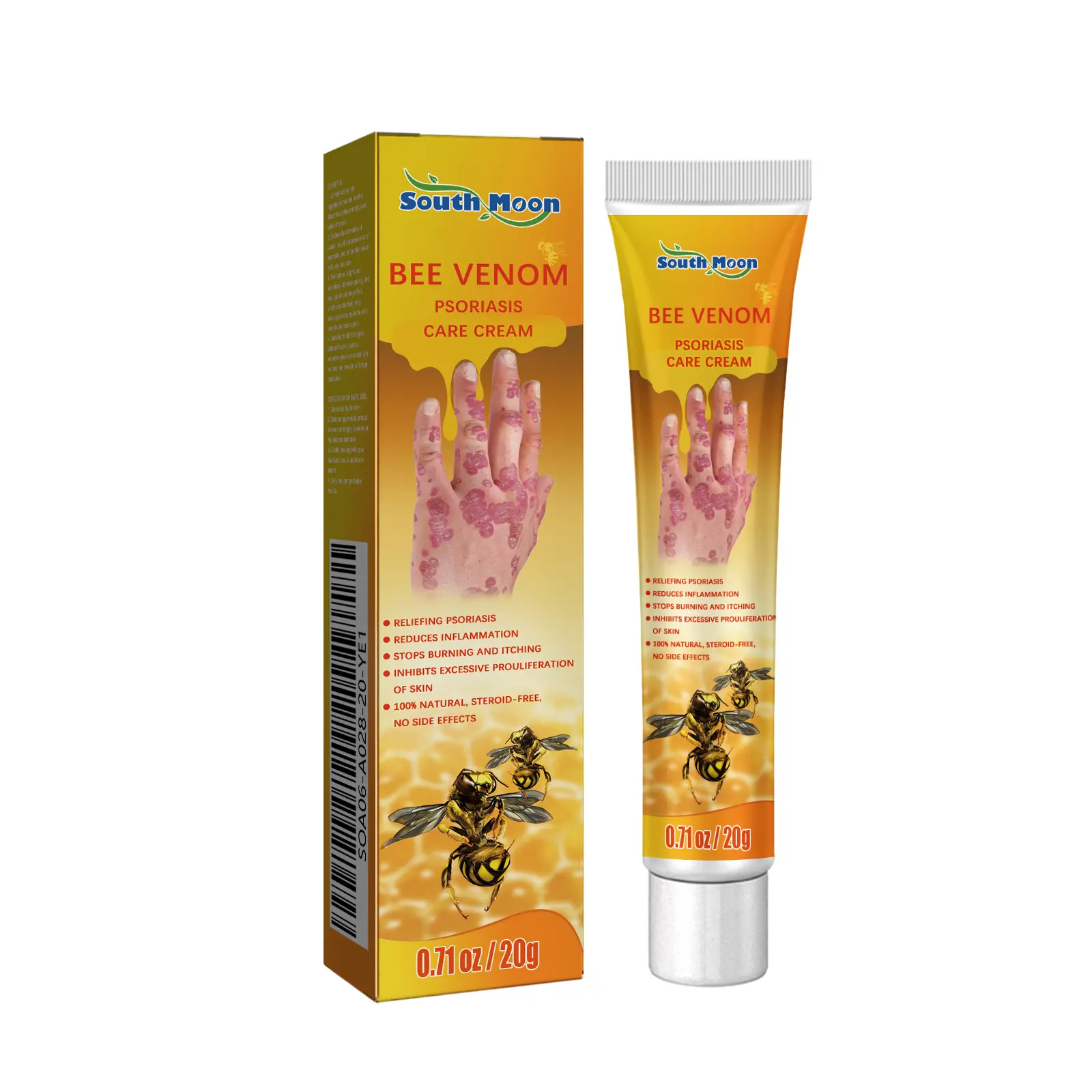 Psoriasis Cream – Soothing Itch Relief & Skin Repair |   Moisturizing Treatment for Psoriasis, Eczema, Dry Hands & Feet Healthcare Therapy crema