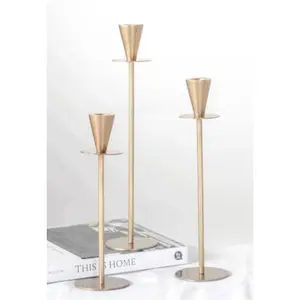 Antique Brass Candle Holder