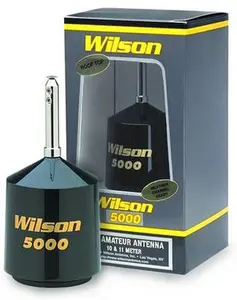 Wilson 5000 Roof Top Mount Base Load CB Antenna - Black
