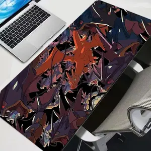 PKM Chaarizaard and Gyaaraados Mouse Pad, Psychict Playmat Anime Desk Mat Mousepad Gaming Mat