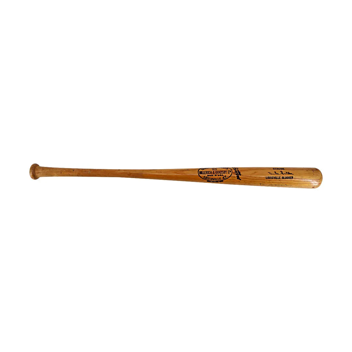 Duke Snider Dodgers Autographed Signed Inscribed Louisville Slugger Bat JSA Holo