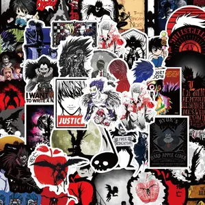 50PCS Dark Anime Gothic Manga Vinyl Stickers Pack - DIY Scrapbooking Supplies for Laptop, Water Bottle - Otaku Gift scrapbooking
