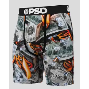 PSD Mens Blaze Ingram Boxer Brief - Standard Length 7 Inch Inseam, Soft and Breathable Micro Mesh Fabric