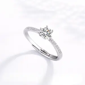 Star Light Moissanite Ring S925 0.5 / 1.0 CT - Round Cut - Lore Jewelry