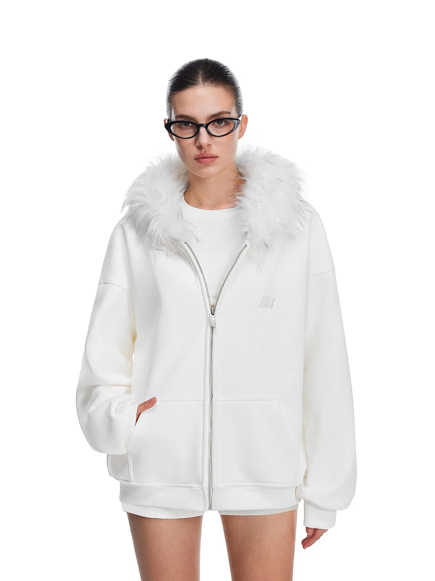 FDR Cloud Classic Unisex Hoodie Oversized | Slim Fit Zip-up