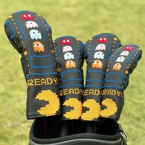 Fashionable Golf Club Head Cover, Dust-Proof and Durable Golf Accessories, Best Protection for Golf Clubs, 1pc/4pcs Set, Golf Equipment