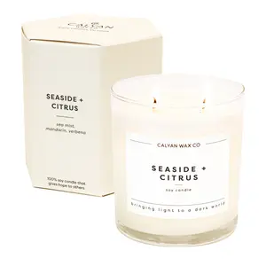 Seaside + Citrus 2-Wick Glass Tumbler Soy Candle